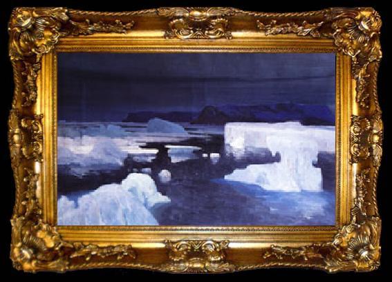 framed  Alexeievtch Borissov Glaciers,Kara Sea, ta009-2